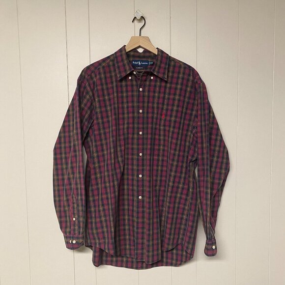 Ralph Lauren Blue Label Men's Long Sleeve Classic Fit Button Down, 17 XL - Picture 2 of 6